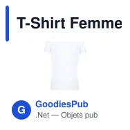 T-Shirt Femme Blanc "keya" WCS150 - Miniature 7