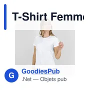 T-Shirt Femme Blanc "keya" WCS180 - Miniature 2