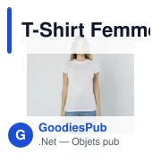 T-Shirt Femme Blanc Seiyo - Miniature 2