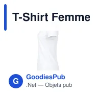 T-Shirt Femme Blanc Seiyo - Miniature 12