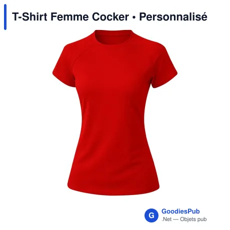 T-Shirt Femme Cocker