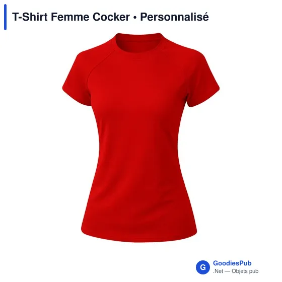 T-Shirt Femme Cocker - Image 1