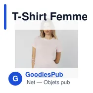 T-Shirt Femme Couleur Epika - Miniature 2