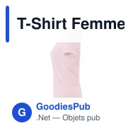 T-Shirt Femme Couleur Epika - Miniature 3