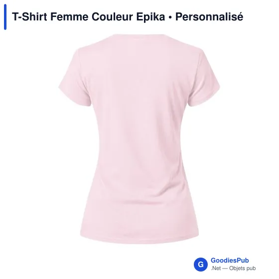 T-Shirt Femme Couleur Epika - Image 4
