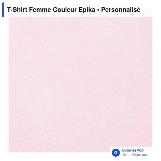 T-Shirt Femme Couleur Epika - Image 5