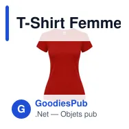 T-Shirt Femme Couleur Epika - Miniature 7