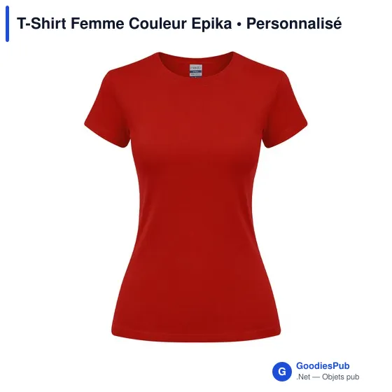 T-Shirt Femme Couleur Epika - Image 7