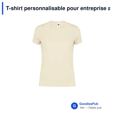 T-shirt personnalisable pour entreprise avec logo - Iconic