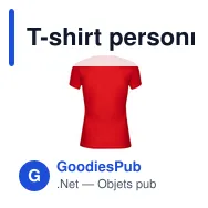 T-shirt personnalisable pour entreprise avec logo - Iconic - Miniature 4
