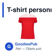 T-shirt personnalisable pour entreprise avec logo - Iconic - Miniature 5
