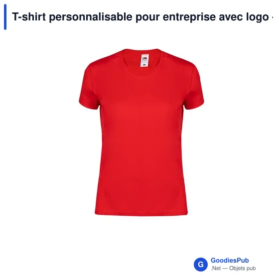 T-shirt personnalisable pour entreprise avec logo - Iconic - Image 5
