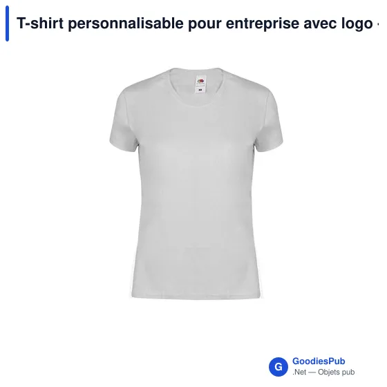 T-shirt personnalisable pour entreprise avec logo - Iconic - Image 9