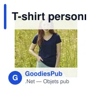 T-shirt personnalisable pour entreprise avec logo - modèle Iconic V-Neck - Miniature 2