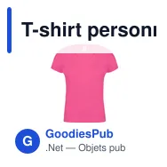T-shirt personnalisable pour entreprise avec logo - modèle Iconic V-Neck - Miniature 6