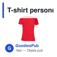 T-shirt personnalisable pour entreprise avec logo - modèle Iconic V-Neck - Miniature 9