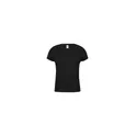 Variante noir - T-shirt personnalisable pour entreprise avec logo - modèle Iconic V-Neck