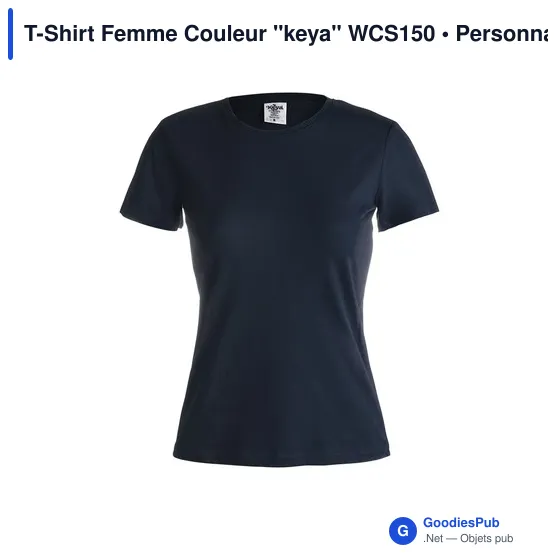 T-Shirt Femme Couleur "keya" WCS150 - Image 6