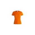Variante orange - T-Shirt Femme Couleur "keya" WCS150