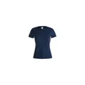 Variante bleu marine - T-Shirt Femme Couleur "keya" WCS150