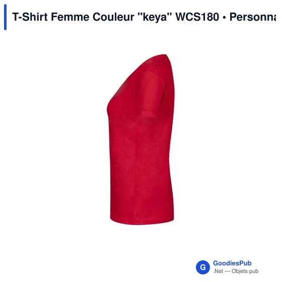 T-Shirt Femme Couleur "keya" WCS180 - Image 5
