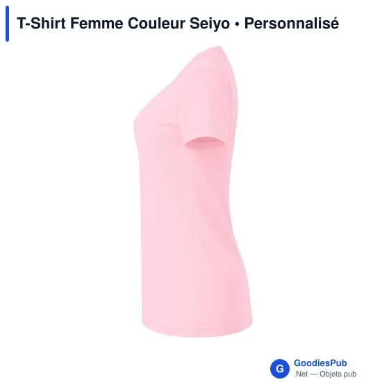 T-Shirt Femme Couleur Seiyo - Image 4