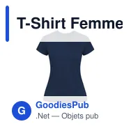 T-Shirt Femme Couleur Seiyo - Miniature 5