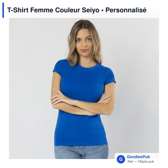 T-Shirt Femme Couleur Seiyo - Image 10