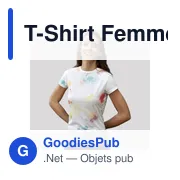 T-Shirt Femme Hearvin - Miniature 1