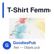 T-Shirt Femme Hearvin - Miniature 2