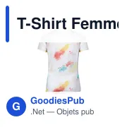 T-Shirt Femme Hearvin - Miniature 4