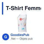 T-Shirt Femme Hearvin - Miniature 5