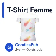 T-Shirt Femme Hearvin - Miniature 9