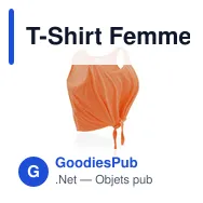 T-Shirt Femme Slem - Miniature 1