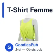 T-Shirt Femme Slem - Miniature 3