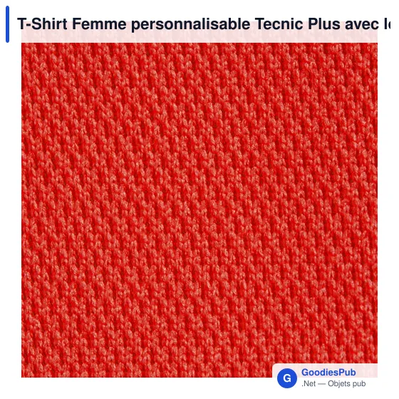T-Shirt Femme personnalisable Tecnic Plus avec logo - Image 12