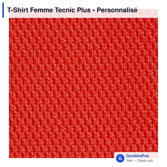 T-Shirt Femme personnalisable Tecnic Plus avec logo - Image 6