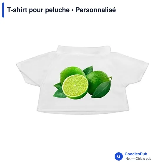 T-shirt personnalisable pour peluche avec logo - T-shirt pour peluche - Image 6