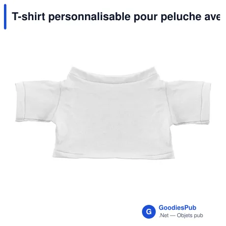 T-shirt personnalisable pour peluche avec logo - Viviana