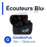Écouteurs Bluetooth personnalisables avec logo - Jays T-Five - Miniature 1