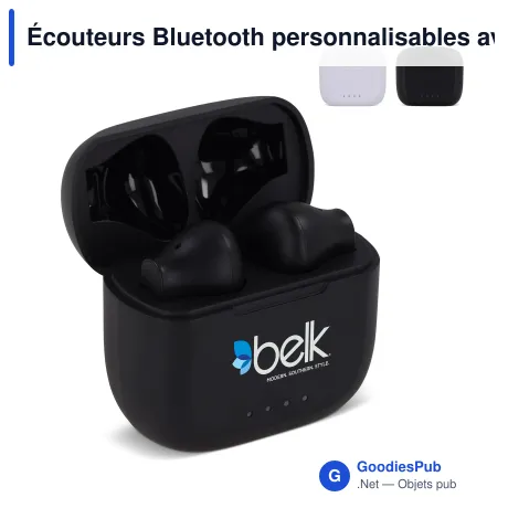 Écouteurs Bluetooth personnalisables avec logo - Jays T-Five