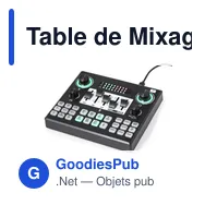 Table de Mixage Valdy - Miniature 1
