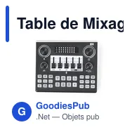 Table de Mixage Valdy - Miniature 2
