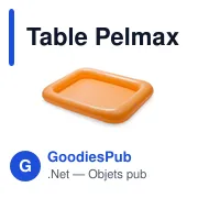 Table Pelmax - Miniature 5