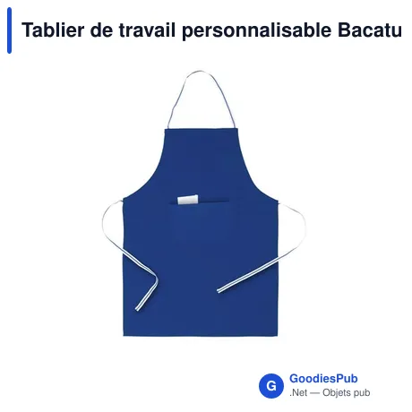 Tablier de travail personnalisable Bacatus avec logo