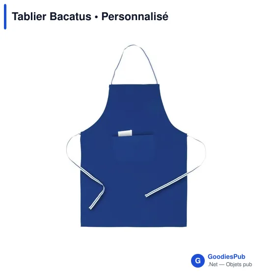 Tablier de travail personnalisable Bacatus avec logo - Image 1