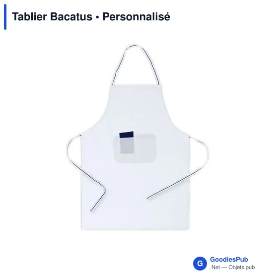 Tablier de travail personnalisable Bacatus avec logo - Image 4
