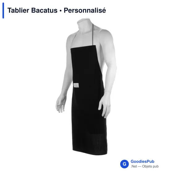 Tablier de travail personnalisable Bacatus avec logo - Image 6