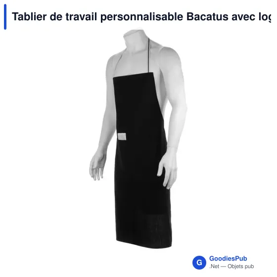 Tablier de travail personnalisable Bacatus avec logo - Image 9