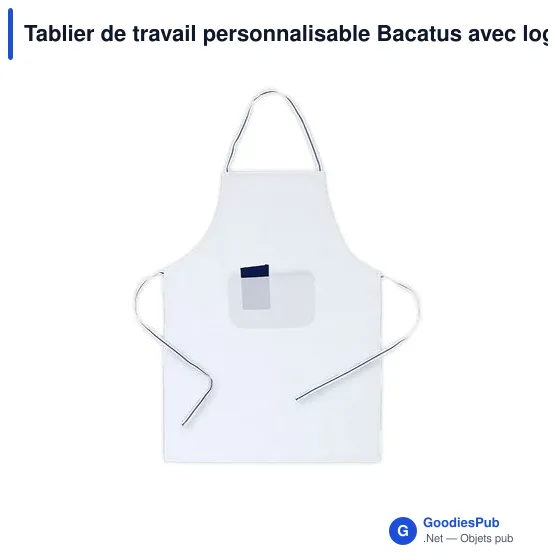 Tablier de travail personnalisable Bacatus avec logo - Image 10